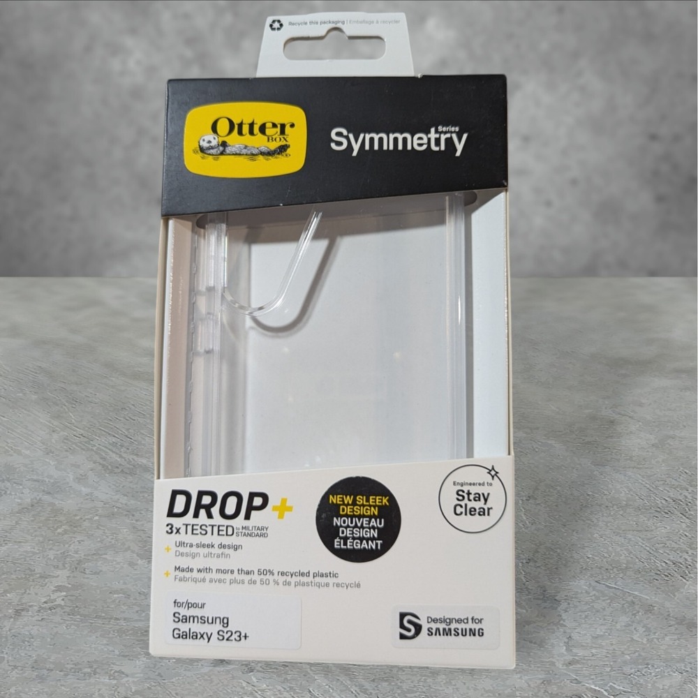 W9. Otterbox Symmetry Case for Samsung Galaxy‎ S23+ Clear See Description